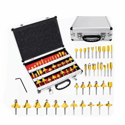 Набор фрез для обработки дерева Forma Madera, 35 штук в кейсе-1