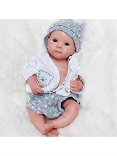 Кукла Реборн Premium Silicon девочка Саманта, 33 см-1