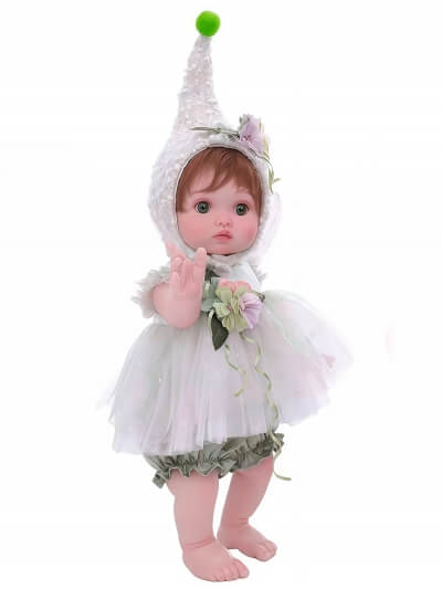 Силиконовая кукла Реборн девочка-фея Динь-Динь, 45 см-1
