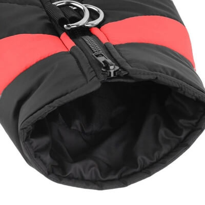 Зимняя жилетка куртка для выгула собак Duo красная, L-4