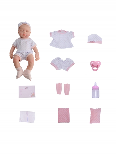 Силиконовая кукла Реборн девочка Ника, 42 см-7