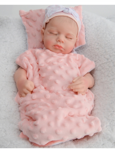 Силиконовая кукла Реборн девочка Ника, 42 см-3