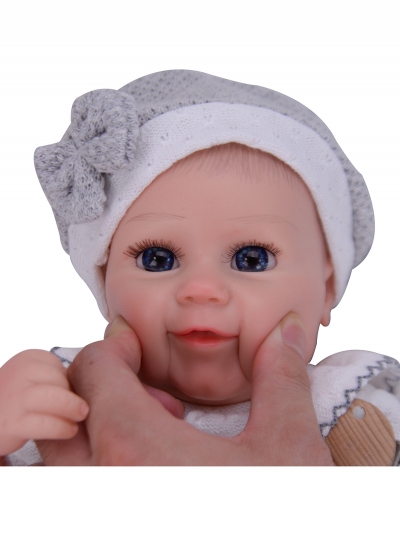 Силиконовая кукла Реборн девочка Агата, 42 см-6