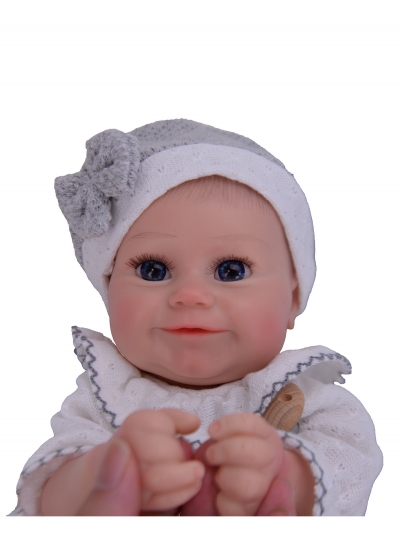 Силиконовая кукла Реборн девочка Агата, 42 см-3