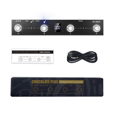 MIDI-контроллер M-Vave Chocolate Plus, USB MIDI-управление, педаль 2 в 1-5