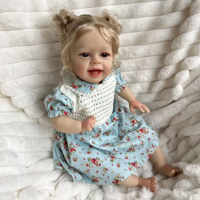 Мягконабивная кукла Реборн девочка Эмилия, 45 см-6