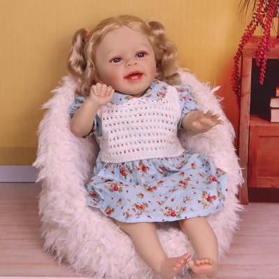 Мягконабивная кукла Реборн девочка Эмилия, 45 см-2