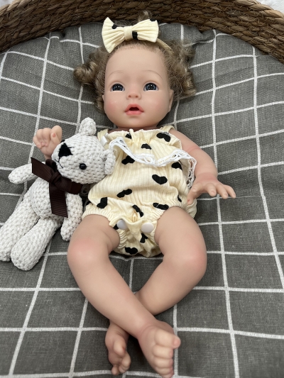 Силиконовая кукла Реборн девочка Стелла, 33 см-1