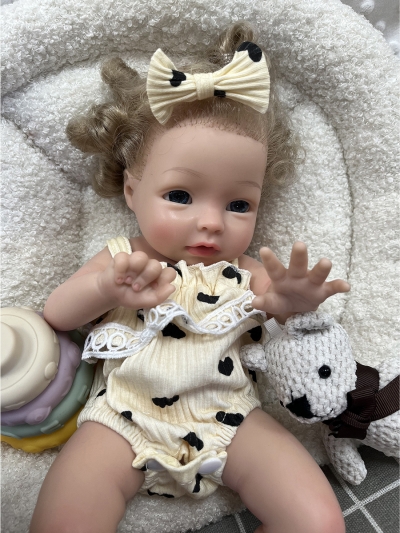 Силиконовая кукла Реборн девочка Стелла, 33 см-2