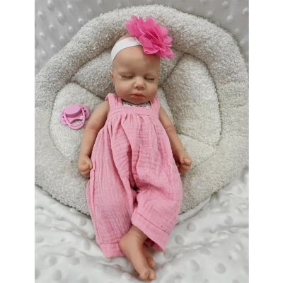 Силиконовая кукла Реборн девочка Элла, 33 см-4