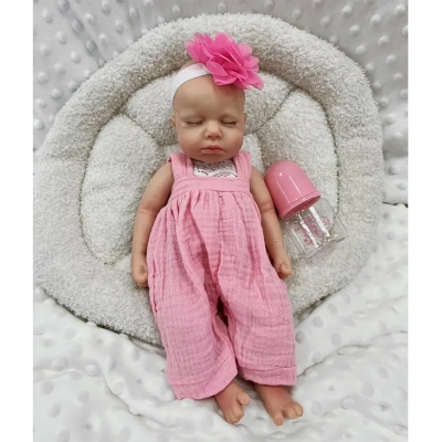 Силиконовая кукла Реборн девочка Элла, 33 см-6