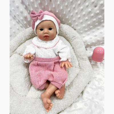 Силиконовая кукла Реборн девочка Элиза, 33 см-3