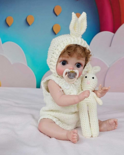 Силиконовая кукла Реборн девочка Эстель, 55 см-1