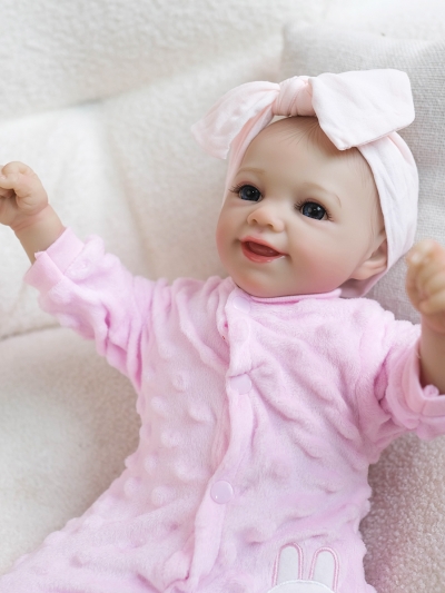 Мягконабивная кукла Реборн девочка Лана, 41 см-10