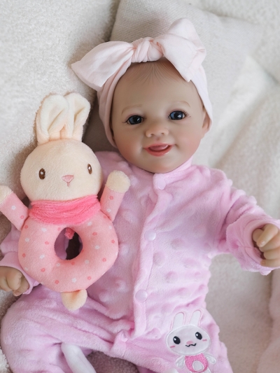 Мягконабивная кукла Реборн девочка Лана, 41 см-8