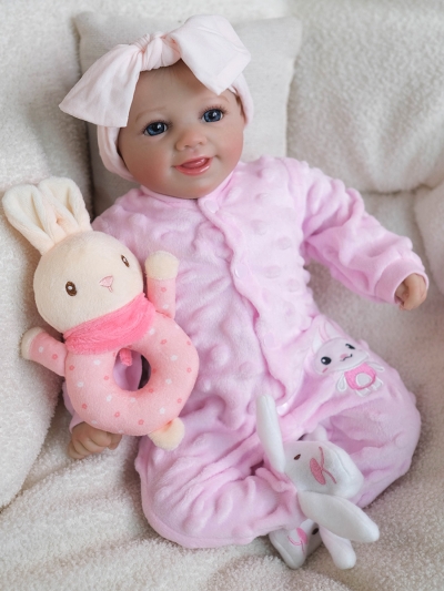 Мягконабивная кукла Реборн девочка Лана, 41 см-2