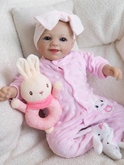 Мягконабивная кукла Реборн девочка Лана, 41 см-3