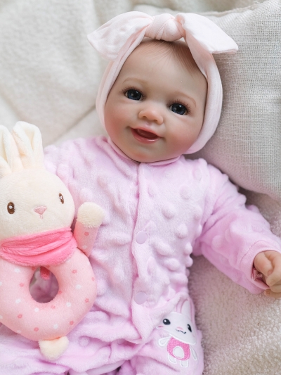 Мягконабивная кукла Реборн девочка Лана, 41 см-4