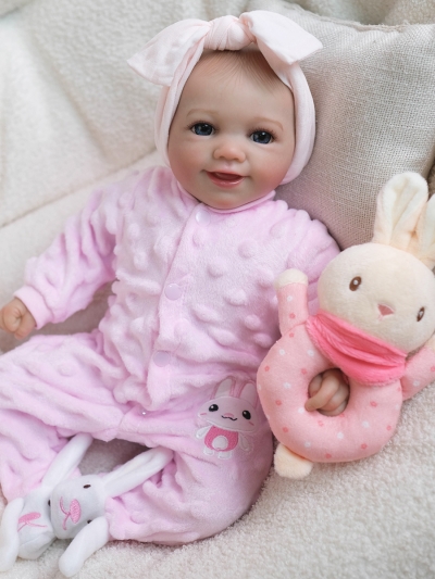 Мягконабивная кукла Реборн девочка Лана, 41 см-5