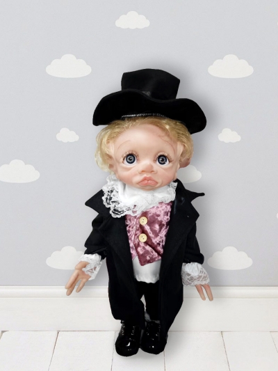 Силиконовая кукла Реборн эльф Добби, 42 см-3