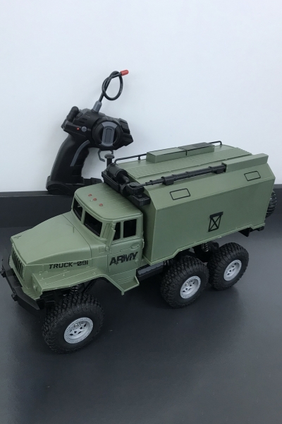 Военный грузовик с закрытым кузовом на радиоуправлении BATTLE-RIG ARMORED-2