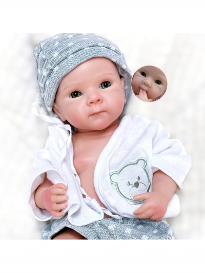 Кукла Реборн Premium Silicon девочка Саманта, 33 см-2