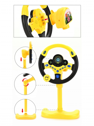 Детский музыкальный руль KidsWheel с креплением в автомобиле-2