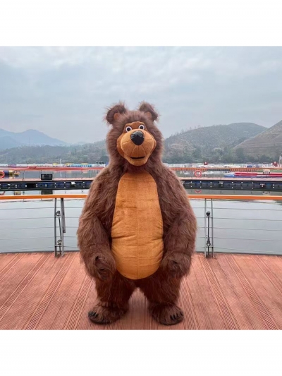 Карнавальный костюм, Ростовая кукла Медведь, 200 см-2