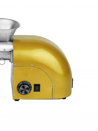 Маслопресс электрический для холодного и горячего отжима масла,1800W, золотой-3