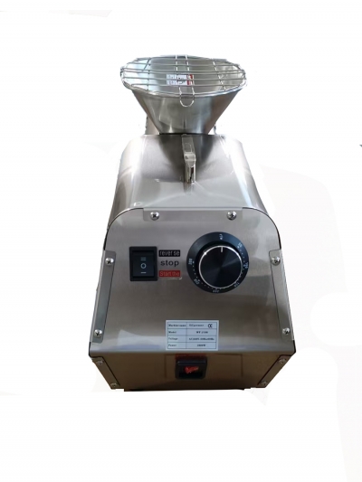 Маслопресс электрический для холодного и горячего отжима масла, 1800W, серебристо-перламутровый-2