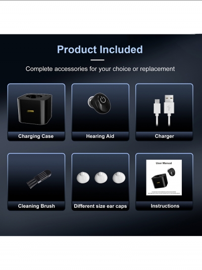 Цифровой слуховой аппарат Aurex с зарядным кейсом-3