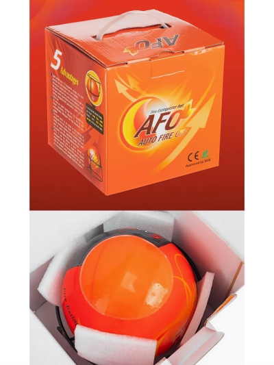 Порошковый самосрабатывающий огнетушитель шар 1,3кг-4