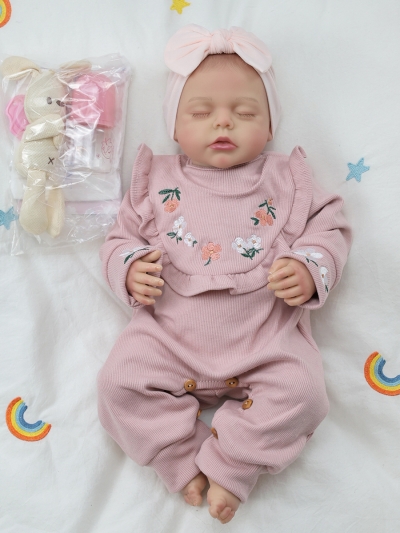 Мягконабивная кукла Реборн девочка Селин, 50 см-2