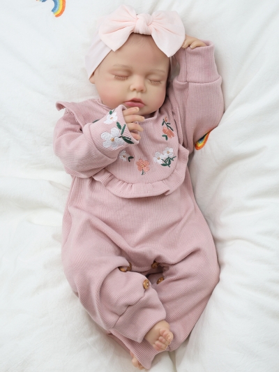 Мягконабивная кукла Реборн девочка Селин, 50 см-6