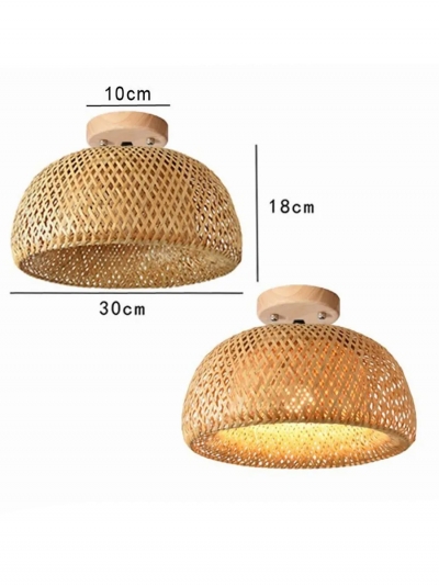 Люстра из ротанга Rattan Light-6