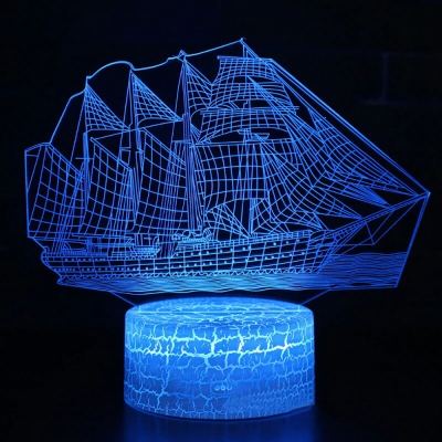 Светодиодный 3D ночник (светильник) Grove Sail-On-1