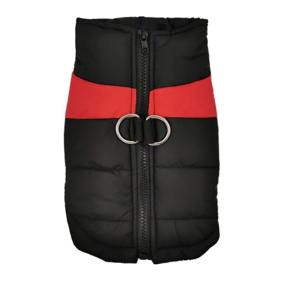 Зимняя жилетка куртка для выгула собак Duo красная, 2XL-1
