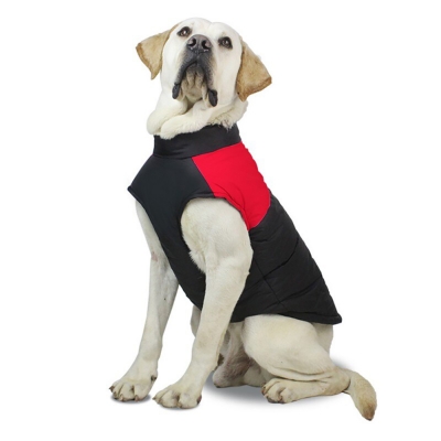 Зимняя жилетка куртка для выгула собак Duo красная, XL-8
