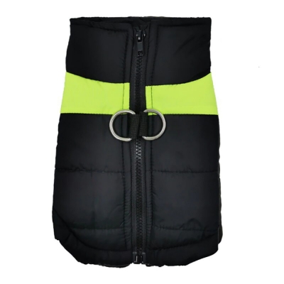 Зимняя жилетка куртка для выгула собак Duo зеленая, 2XL-1