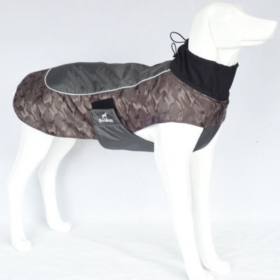 Зимняя жилетка куртка для выгула собак Black Doggy хаки, XL-3