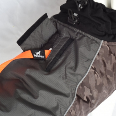 Зимняя жилетка куртка для выгула собак Black Doggy хаки, XL-2