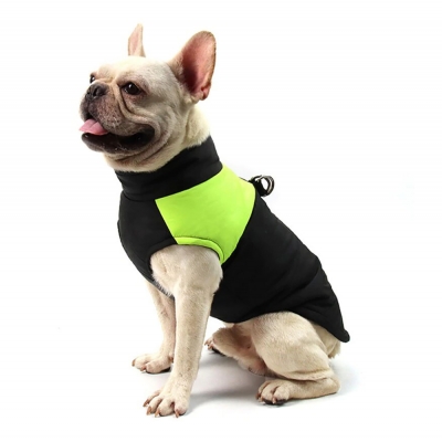 Зимняя жилетка куртка для выгула собак Duo зеленая, M-6