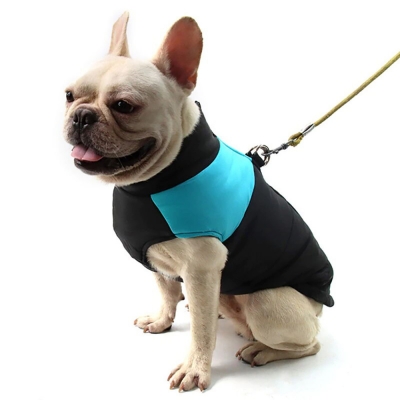 Зимняя жилетка куртка для выгула собак Duo голубая, XL-11