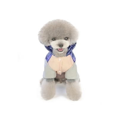 Зимний теплый комбинезон куртка для выгула собак Trido pink, XL-5