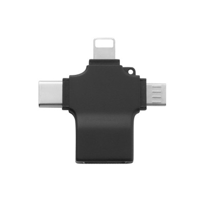 USB переходник-адаптер MOS Type-C - Micro USB - Lightning-1