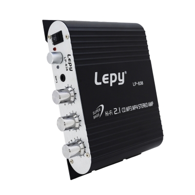 Аудио Bluetooth усилитель Lepy LP-838BT черный-2