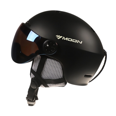 Лыжный шлем с очками Moon black M-2