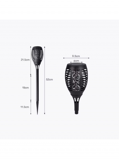 Садовые уличные светильники Flame 8 шт-10