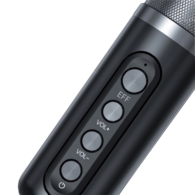 Беспроводная Bluetooth караоке система MicDrop с микрофонами. черный-3