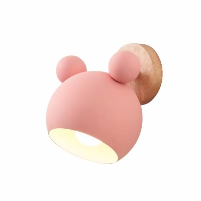 Настеный светильник Mouseglow, розовый-1
